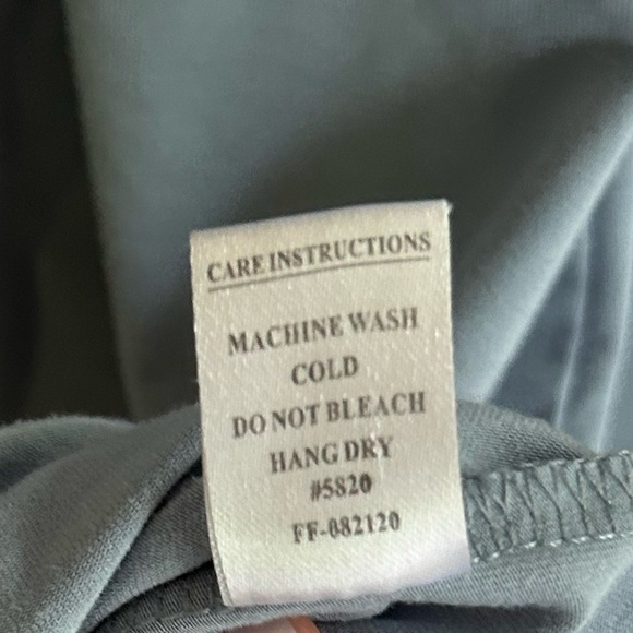 FREE FLY Bamboo Flex Pocket Dress Heather Coastal Sage UPF 50 Quick-Dry Soft | M - Picture 10 of 11